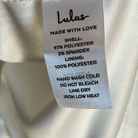 Lulu’s White Divine Darling Skater Dress L - Picture 8 of 13